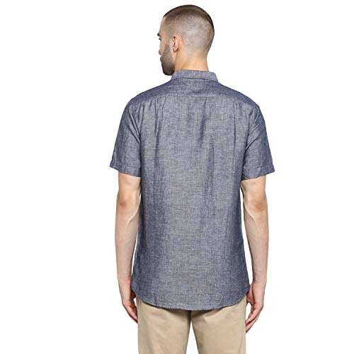 Red Tape Men's Solid Regular fit Casual Shirt (RSH6434A_Navy_M 4