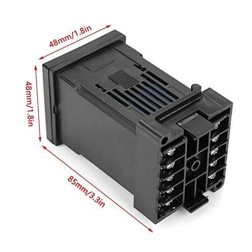 WY-YAN HZR Temperature Controller, Sturdy Durable Digital Temperature & Humidity Controller Thermostat with Relay Output -19.9℃~80.0℃ 0.0~99.9％RH 5