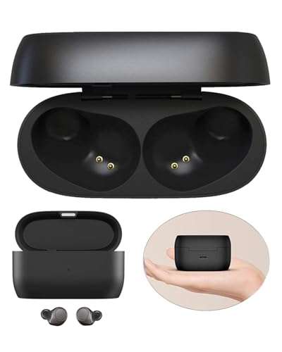 Threeeggs for Jabra Elite 75t Charging Case, 700mah Charger Cradle Dock for Jabra Active 75t (Earbuds not Included, Black) 1