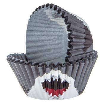 Shark Party Baking Cups Birthday Party Supplies Kids Party Accessories 50 Cups 1