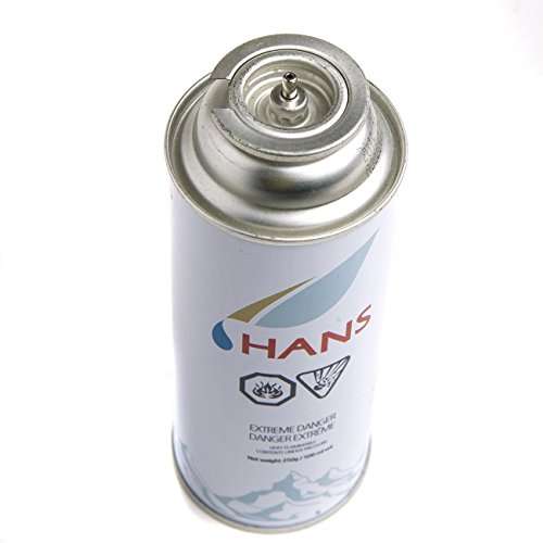 HANS Butane Gas Canister - Pack of 8 3