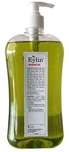 EYLIN Herbal Shower Gel - Enriched with Neem & Aloe Vera Body Wash 1 Liter color Green. Perfume- 702 3