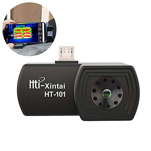 USB Thermal Camera, Mini Thermal Imaging Infrared Thermal 220X160 IR Resolution with 9 HZ, 6 Color Palette Shooting Video for Android Micro USB Or USB-C Smartphone 1