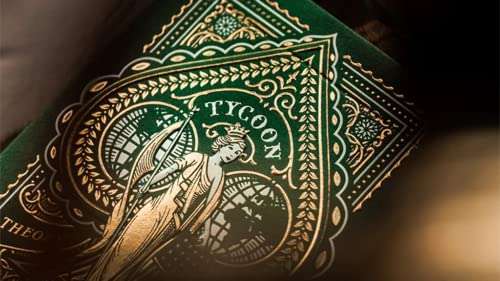 theory11 Limited Edition Green Tycoon Playing Cards 2