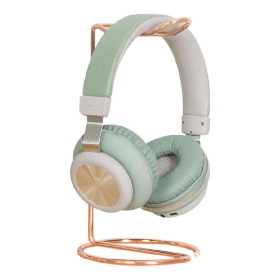 ARFUKA Headphone Stand Headset Holder Headset Stand Stainless Steel Earphone Hanger Gaming Headphone Holder for Headphone Earphone Desk Home Office Headset Rosegold 6