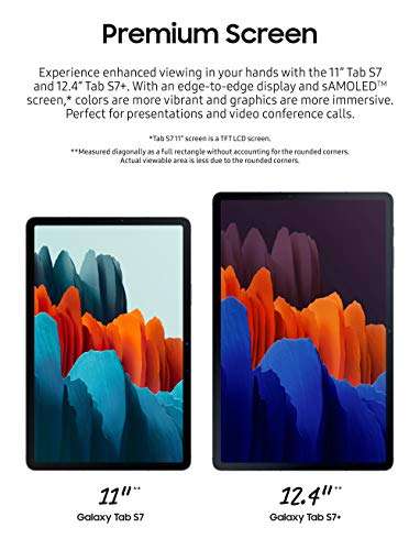 SAMSUNG Galaxy Tab S7 (5G Tablet) LTE/WiFi (Verizon), Mystic Black - 128 GB (2020 Model - US Version & Warranty) - SM-T878UZKAVZW 3