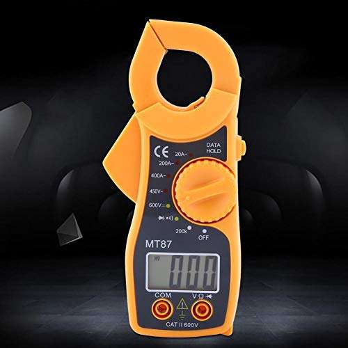 Lazmin Digital Clamp Multimeter, Digital Multi Tester or Digital Clamp Multimeter AC/DC Voltmeter Ammeter Volt Tester LCD Meter,Support Testing Function for On Off Buzzers and Diodes 5