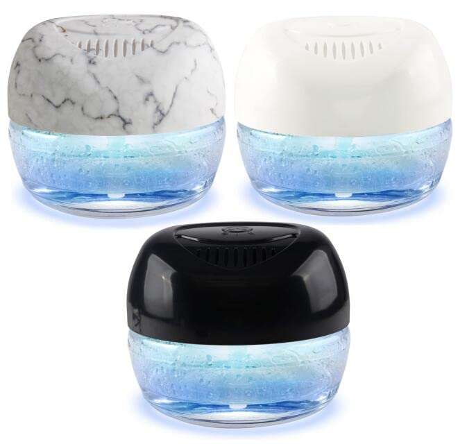 ap airpleasure 3-Pack Water-Based Purifier Air Washer, Air Revitalizer & Fresh Aire Freshener, Air Fresher with 7 LED Color Changing Mood Light for Rooms 1