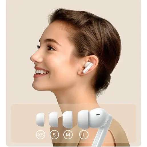 UGREEN Bluetooth V5.3 HiTune T6 Hybrid Active Noise Canceling Earbuds 30H Battery 48dB White 3
