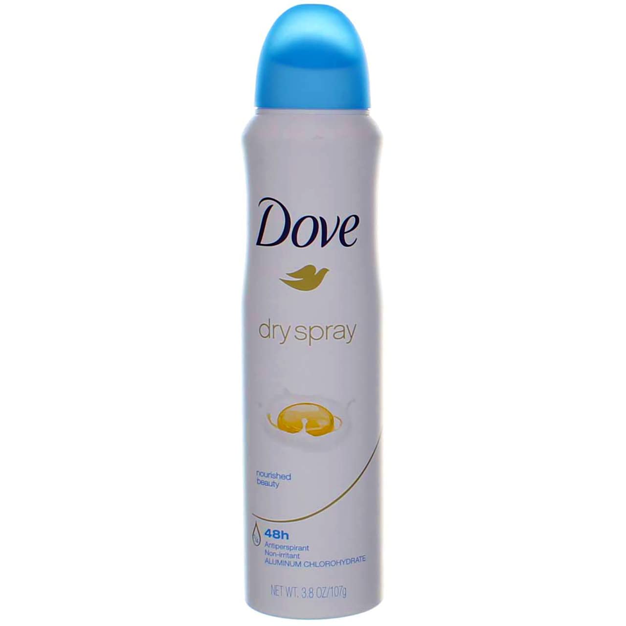 Dove Dry Spray Anti-Perspirant Deodorant, Nourished Beauty, 3.8 oz (4 Pack) (Bundle) 1