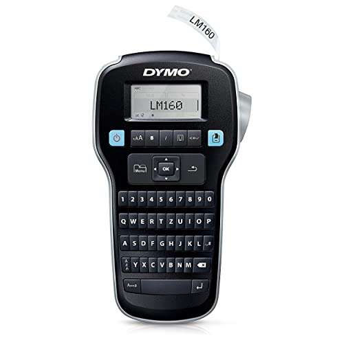 DYMO LabelManager 160 Portable Labelling Device | Labelling Device with QWERTZ Keyboard | Easy Text Editing 1