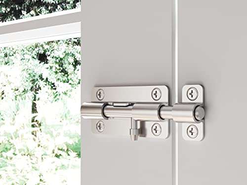 Richelieu Hardware BP556170 4" Stainless Steel Barrel Bolt 4