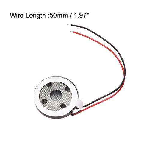 uxcell 1W 8 Ohm Mini DIY Magnetic Speaker Replacement Loudspeaker 15mm for Mobile 4pcs 3