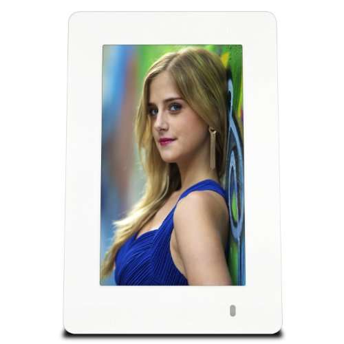 ViewSonic VFD621W-70 6-Inch PortraitView Digital Photo Frame Features High Resolution 480 X 800 Screen and Built In Light Sensor (White) 1