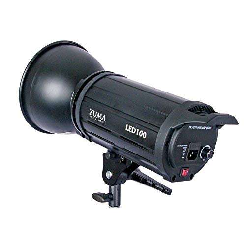 LED 100W Photo Studio Video Light CRI 95 10000 Lumens w/Dimmer, Umbrella Holder 3