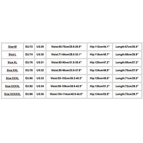 Hmlai Clearance Men Shorts Casual Big and Tall Elastic Waist Fashion Leisure Linen Loose Fit Calf-Length Linen Pants (2XL, Brown) 5