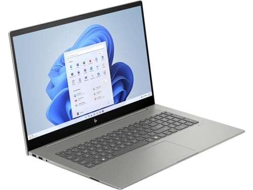 HP Envy 17t-cw100 Home & Business Laptop (Intel Ultra 7-155H 16-Core, 16GB DDR5 5600MHz RAM, 2TB PCIe SSD, Intel Arc, 17.3" 60 Hz Touch Win 11 Home) with MS 365 Personal, Dockztorm Hub 3