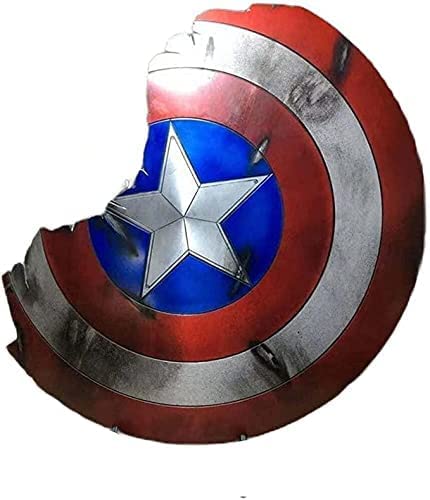 SIAN BRASS SIAN Broken Shield Endgame Red Shield for Home Decor Gifted Items for War Lover,for Kid