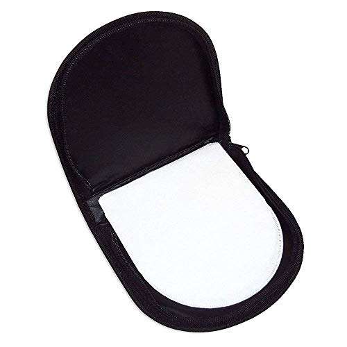 Nylon Zippered CD/DVD Wallet, Portable 12 CD/DVD Disc Storage Case Bag, CD/DVD Wallet for Car, Home, Office, and Travel - Holds 12 Discs. 4