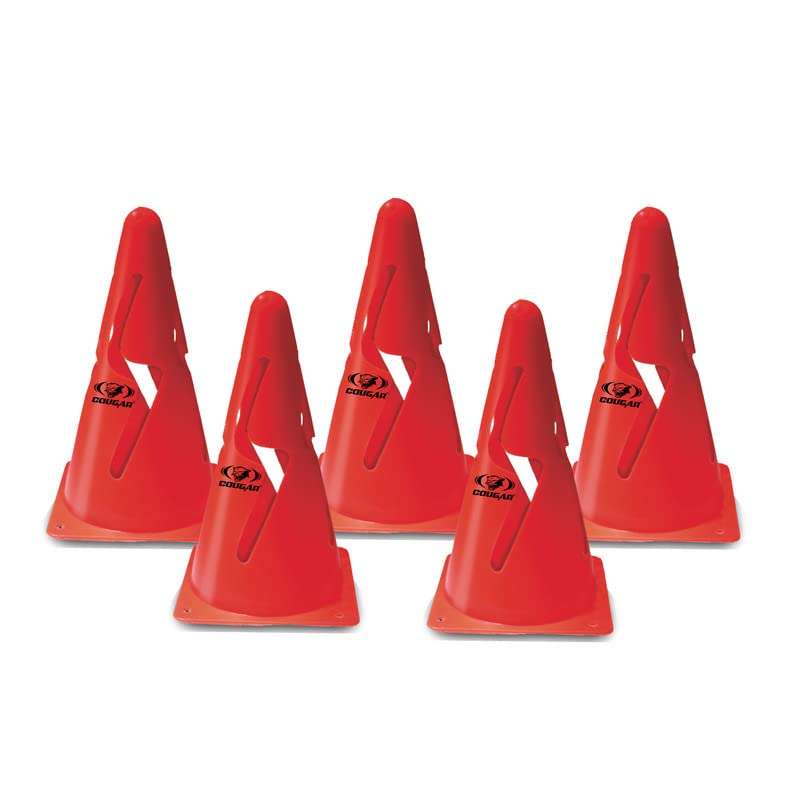 COUGAR Cone Marker, Cone Marker Set, Collapsible Cone Markers with Holes, Agility Cones, 9 Inch Agility Cone Marker Set (Pack of 8) 1