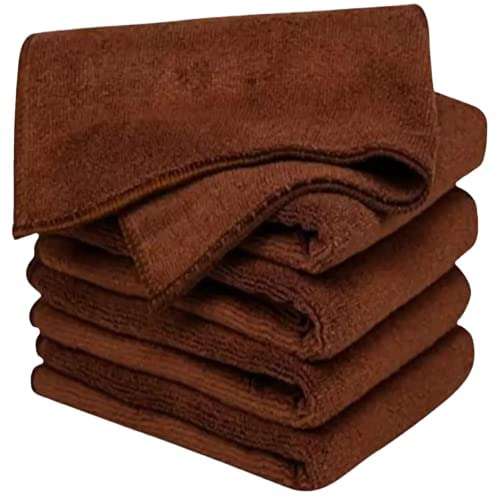 Twinish Multi-Purpose Microfiber Table Cloths/Napkins for The House, Kitchen, Party, and Cocktails! Extremely Absorbent, Washable, and Reusable for Daily use-300 GSM 40x40 cms, (Pack of 1) 1