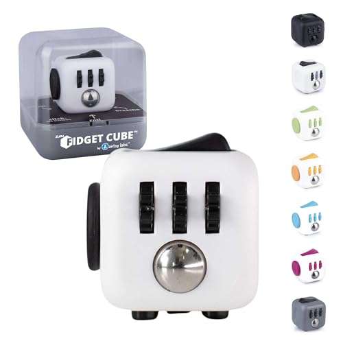 Antsy Labs The Original Fidget Cube, Stress Relief Desk Toy with 6 Sides, Gadget for Focus, Anxiety Relief, Sensory Processing Challenges, Fun Gift for Kids, Teens, and Adults, Pocket-Sized, Dice 1