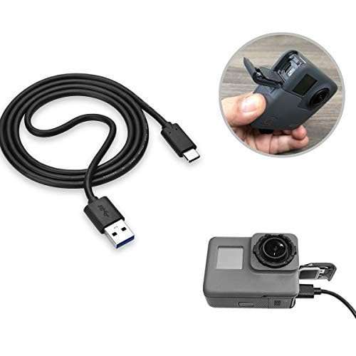 JNSupplier USB Data Sync Power Charging Cable Cord for GoPro HERO7 Black Fusion Camera Accessories (3FT) 5