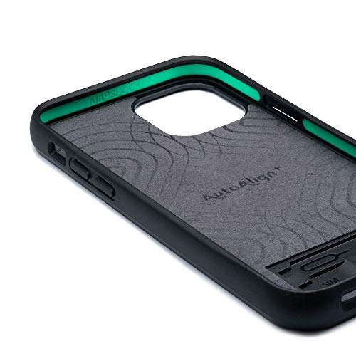 MOUS Protective Case for iPhone 12/12 Pro - Limitless 3.0 - Speckled Black Leather - No Screen Protector 5