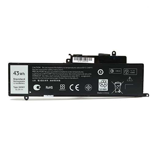 Onadrive New 11-3157 GK5KY Laptop Battery Replacement for Dell Inspiron 11 13 15 3147 3148 3152 7348 7352 7558 7568 Fits 04K8YH 92NCT 092NCT 4K8YH P20T 6
