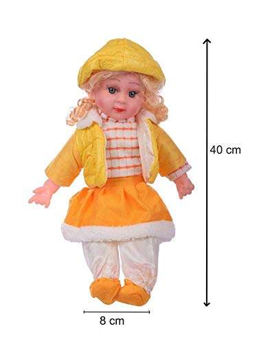 Generic Humg Enterprises Big Size Singing Songs and Poem Baby Girl Doll (Multicolour,43 cm) 6