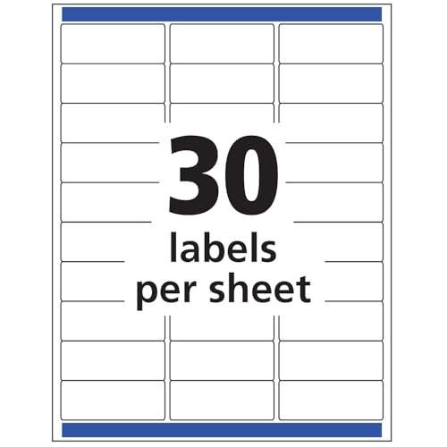 Avery 18660 Clear Mailing Labels 300 Count 5