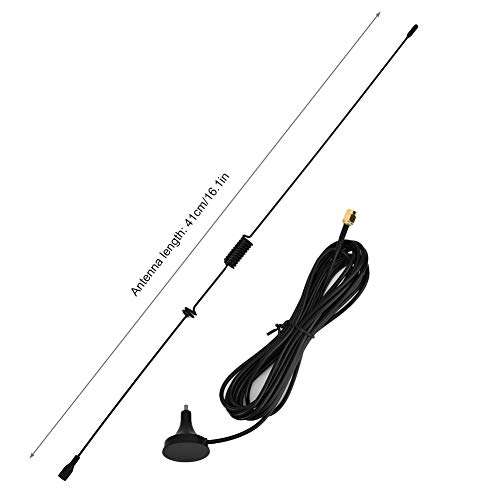 Car UT-106UV Dual Frequency Radio Antenna Magnetic SMA-Male UHF+VHF Mobile Radio Antenna Suitable 5