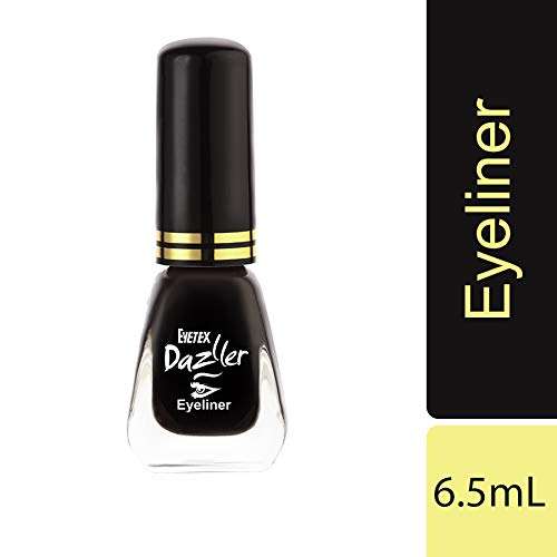 Eyetex Dazller Eyeliner, 6.5mL, Washable, Matte Finish 4