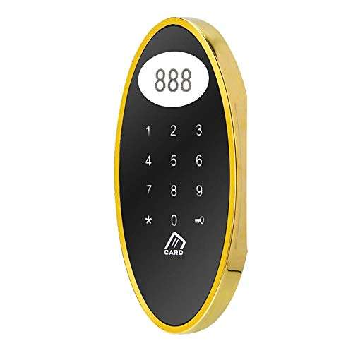 Oyunngs 【 】 Password Lock, Touch Keypad RFID Cd Lock, Easy to Inall Zinc Alloy Gyms Scols for Sauna Bath Centers Banks Drawers Lockers Public Buildings 4