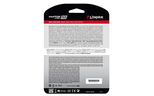 Kingston SSDNow UV400 240 GB Solid State Drive - SATA (SATA/600) - 2.5" Drive - Internal - 550 MB/s Maximum Read Transfer Rate - 490 MB/s Maximum Write Transfer Rate 5