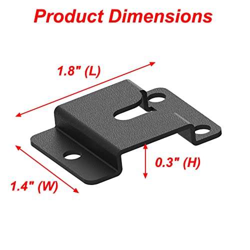 Pbxifge Sound Bar Wall Mount Brackets for Vizio Soundbar Wall Mounted Holders S3820W-C0 SB3851-C0 SB4051-D5 S5430W-C2 SB3651-E6 S2920W-C0 Mounting Bracket Kit with Screws 6