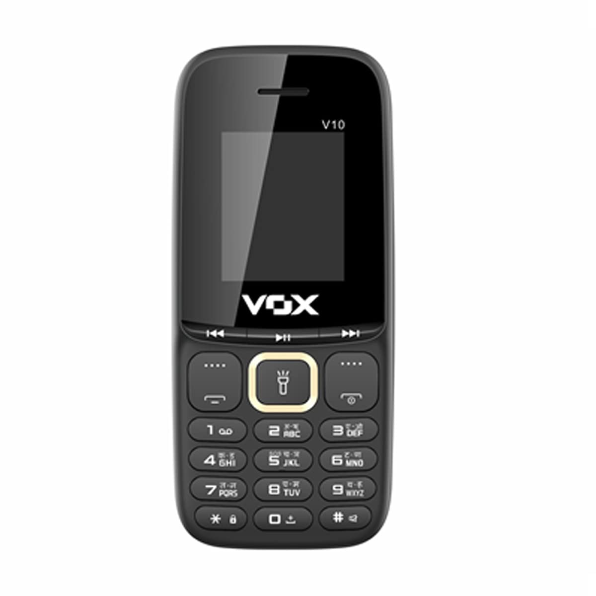 Vox V10 1.8 Inch Dual Sim Keypad Mobile with (Contact Icon, King Talker & Auto Call Recording) (Black) 3