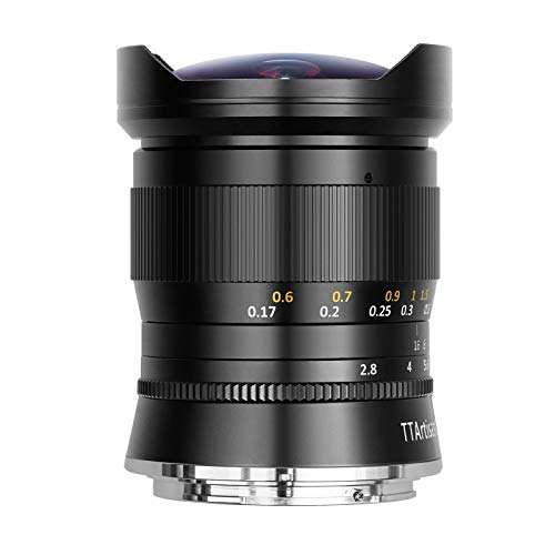 TTArtisan 11mm F2.8 Full Frame Ultra-Wide Fisheye Manual Lens for Nikon Z-Mount Nikon Mirrorless Cameras Z5、Z6、Z7、Z6II、Z7II、Z9