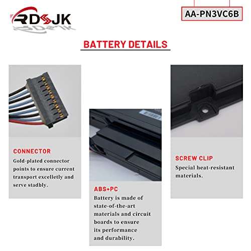 AA-PN3VC6B AA-PN3NC6F Laptop Battery for Samsung QX SF Series QX410-J01 QX410-S02 NP-SF310 NP-SF410 NP-SF510 QX310 QX410 QX411 QX412 QX510 SF310 SF410 SF510 QX 410 BA43-00270A BA92-07034A 11.1V 61Wh 5
