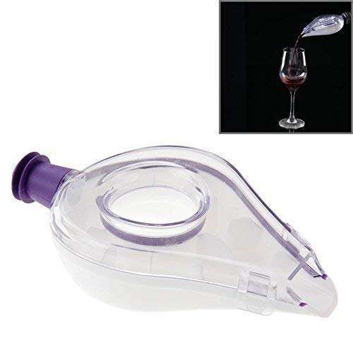 Birud® 1Pc White Red Wine Aerator Pour Spout Bottle Stopper Decanter Pourer Aerating Wine operner Wine Opener and Stopper