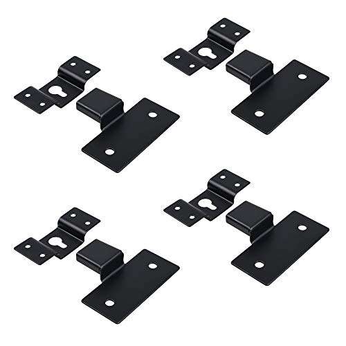 Bluecell Universal Metallic Wall Mount Iron Hook Hanger Plate Connector for Surround Sound Box Audio Speaker 1