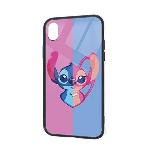 Lilo and Sti-Tch Mobile Phone Case (for iPhone Xr Series) TPU Softened Tempered Glass Cover Skin Protective Phone Complete Protective Cover 1