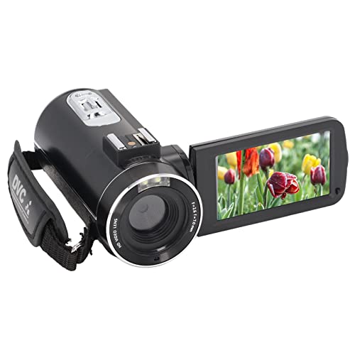 2.7K HD DV Camera, 3 Inch IPS Color Touch Screen Digital Camera, Anti Shake Zoom HD Camera, Remote Control 30MP Video Camera, Support Face Detection for Home Outdoor Picnic Camping