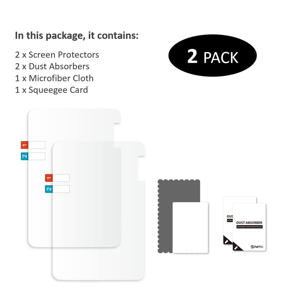 Screen Protector (2 Pack), for Echo Show 8 (1st and 2nd Gen) 4