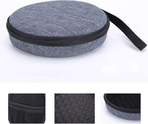 Portable Durable CD Player Case Hard Bag Carrying Travel Storage Case Compatible for CD Player 511/611/711/611T Personal Compact Disc Player, Headphone, USB and AUX Cable 6