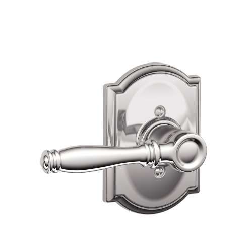 SCHLAGE Birmingham Lever with Camelot Trim Non-Turning Lock, Bright Chrome (F170 BIR 625 CAM) 1