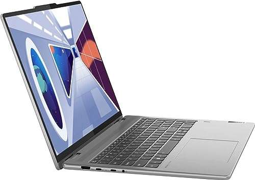 Lenovo Yoga 7 16" WUXGA 2 in 1 Touch Screen Laptop | AMD Ryzen 5 7535U | AMD Radeon 660M Graphics | 8GB RAM DDR5| 512GB SSD | Backlit | Fingerprint | Windows 11 Home | Bundle with Stylus Pen, Grey 2