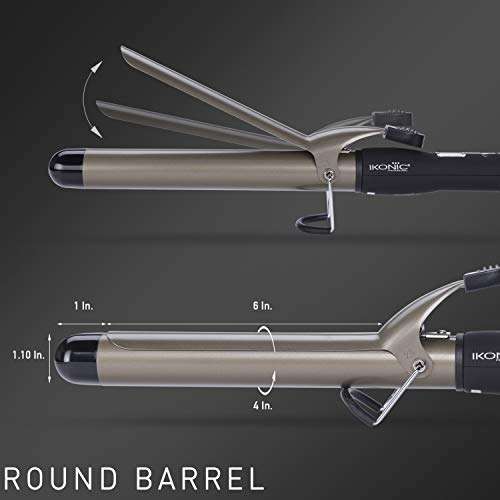 Ikonic Curling Tong-28mm, Ceramic Barrel, Digital Display, Fast Heatup, Hair Curling, Hair Styling, For Women, All Hair Type 3