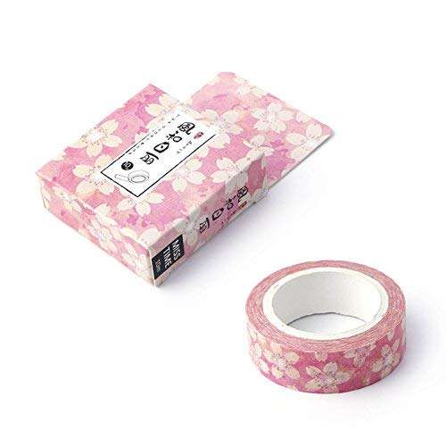 STORE99® Burgundy : Washi Tape 15mmX10m Roll Decorative Sticky Paper Masking Tape Adhesive