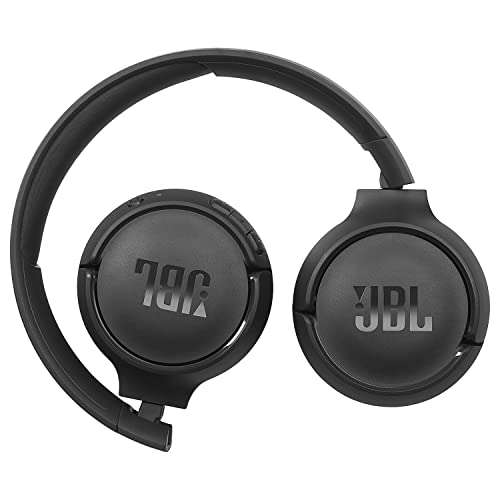 JBL Tune 570BT On-Ear Wireless Bluetooth Headphones with Pure Bass Stereo Sound, Includes Cleaning Cloth - Black(JBLT570BTBLKAM-CC) 4